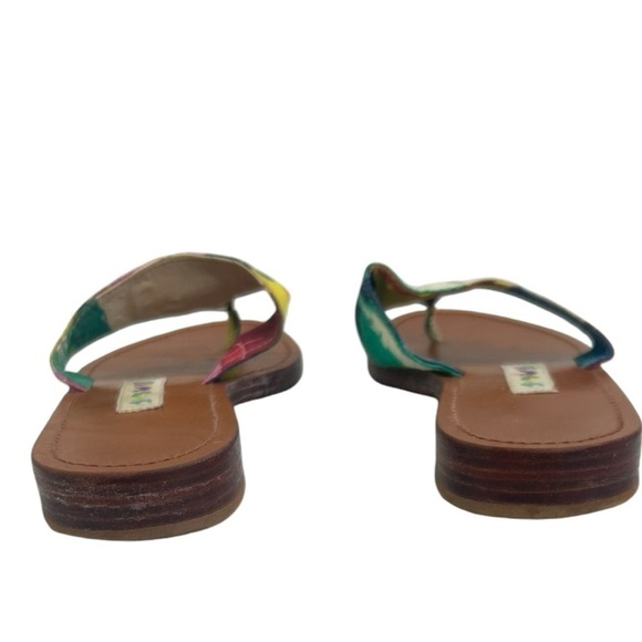 Jams World Rainbow 7.5 Slip On Rhinestone Lagen Artzy SANDALS Block Heel READ - Picture 12 of 12